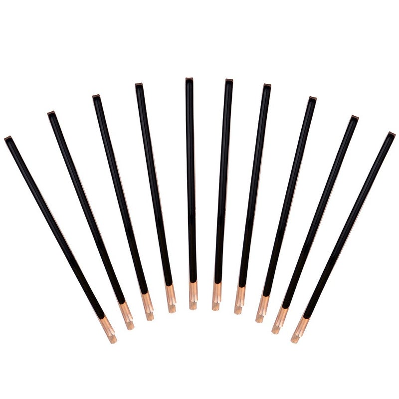 LONEEDY Yishenyishi Pack of 10 Curved Jumbo Bobby Pins,Hair Clips (Black-10pcs) - Image 5